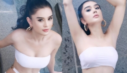 Lâm Khánh Chi 'thách thức' mùa hè, diện bikini để lộ nguyên vòng 3 'căng cực'