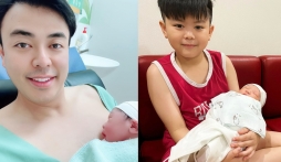 Vợ gia thế 'khủng' của MC Tuấn Tú sinh con thứ 2, dàn sao Việt tỏ thái độ gây ngỡ ngàng 
