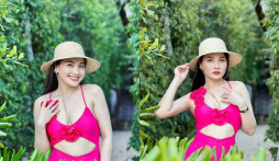 Diễn viên Bảo Thanh khoe ảnh diện bikini, đường cong khiến chị em ao ước