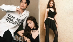 Thúy Ngân tung bộ ảnh mới cùng Kiều Minh Tuấn, nói rõ 1 sự thật về 'đàn anh'