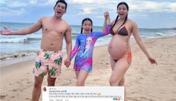 Phương Trinh Jolie có ngay động thái khi bị antifan nói việc mặc bikini đi tắm biển