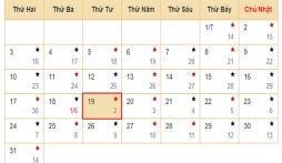 Xem lịch âm hôm nay 19/7 - Tra cứu âm lịch hôm nay ngày 19/7/2023 là ngày tốt hay xấu? Lịch vạn niên 19/7/2023