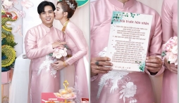 Hồ Quang Hiếu ngồi xuồng đi hỏi vợ, đọc 6 lời hứa trước hôn nhân