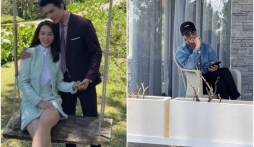 Biểu cảm của thiếu gia Trà Vinh khi thấy Quỳnh Lương thân mật cùng đồng nghiệp nam