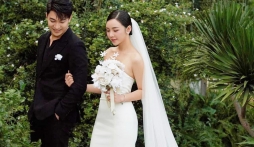 Quỳnh Kool được khen quá đẹp đôi khi chụp ảnh cưới cùng 'chồng màn ảnh'