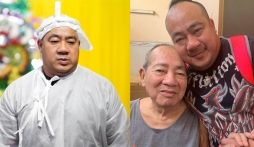 Hiếu Hiền tiều tụy, bật khóc khi nghệ sĩ Đức Lang đột ngột qua đời