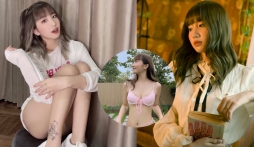 Hotgirl tiktok Lê Thị Khánh Huyền lộ bức ảnh nóng bỏng ở tuổi 17 không kém Ngọc Trinh