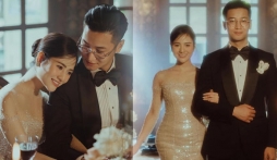 Trọn bộ ảnh cưới 'tình bể bình' của Việt Hoa - Thiên Nga của 'Hương vị tình thân' với bạn trai