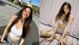 Ngỡ ngàng với sắc vóc gợi cảm, quyến rũ của Linh Ka ở tuổi 20