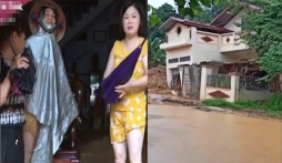 Mưa lũ lịch sử ở Hà Giang: Ngôi nhà 2 tầng đổ sập, người dân bất lực nhìn đồ đạc bị cuốn trôi