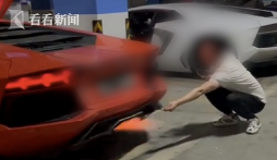 Mang siêu xe Lamborghini ra nướng thịt, thanh niên chơi trội đốt mất gần 2 tỷ đồng