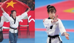SEA Games 31: Nhan sắc 'Hot girl' mở hàng HCV cho Taekwondo Việt Nam