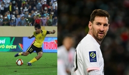 Được truyền thông nước nhà 'nâng tầm' thành 'Messi', tuyển thủ U23 Malaysia thẳng thắn đáp trả
