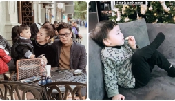 Con trai Á hậu Tú Anh 'hả hê' sau buổi đi học đầu tiên tại trường quốc tế có học phí cực cao