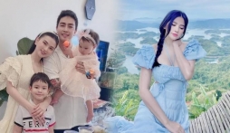 Ca sĩ Thu Thủy nhan sắc lên hương sau quá khứ ồn ào của chồng trẻ tuổi cùng con riêng