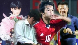 Cú ngã đau của 'cậu bé vàng' Văn Quyến vẫn khiến nhiều người giận mà thương