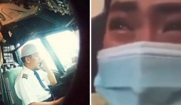 Máy bay Indonesia rơi: Clip nữ tiếp viên hàng không bật khóc thực hư như thế nào?