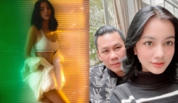 Cẩm Đan khoe tỷ lệ cơ thể vàng trong phòng bếp hậu dứt tình đại gia Đức Huy