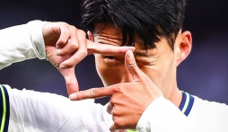 Son Heung-min xuất hiện với vẻ ngoài điển trai sau chấn thương