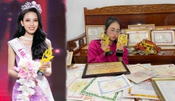 Á hậu Ngọc Hằng sở hữu bộ sưu tập thành tích đáng nể ở tuổi 19