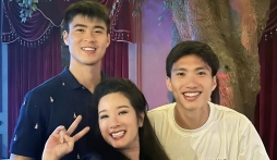 Nghệ sĩ Thanh Thanh Hiền bất ngờ hội ngộ với Đoàn Văn Hậu và Duy Mạnh