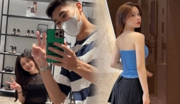 Bạn gái Nhâm Mạnh Dũng diện áo cúp ngực, khoe dáng đầy quyến rũ