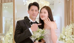 Đình Trọng cùng bà xã tổ chức lễ thành hôn, tung bộ ảnh cưới đẹp lung linh