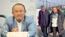 Xúc động hình ảnh HLV Park Hang-seo bật khóc khi gặp lại thầy cũ