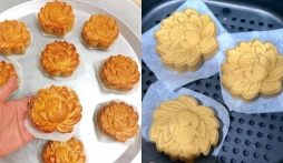 Cách làm bánh trung thu bằng nồi chiên không dầu: 4 bước cực đơn giản, dễ dàng