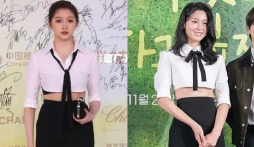 Quan Hiểu Đồng hứng đau thương khi đụng hàng idol có body đẹp nhất xứ Hàn