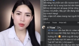 Võ Hà Linh xin lỗi, tuyên bố dừng review quán ăn
