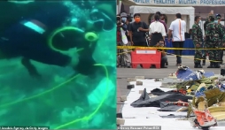 Video hiện trường máy bay Indonesia bị rơi dưới đáy biển