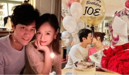 Trần Kiều Ân và bạn trai kém tuổi hưng phấn khi đăng ký kết hôn