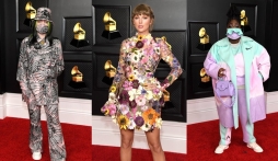 Điểm qua những bộ cánh 'chất chơi' tại thảm đỏ Grammy 2021