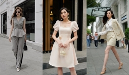  Học lỏm Á hậu Tú Anh muôn vàn cách phối đồ công sở