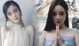 Lý Tiểu Lộ: 'Ảnh hậu thị phi' hết ngoại tình lại gây tranh cãi khi mặc phản cảm đến chùa