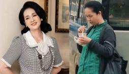 Hé lộ loạt ảnh chụp lén 'mẹ chồng quốc dân' Lan Hương ngoài đời: Nhan sắc ở tuổi 62 gây bất ngờ