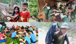 Nghệ An: Những câu chuyện ấm áp sau trận lũ lịch sử, của cải mất đi nhưng tình người còn mãi