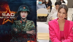 'Team qua đường' chụp cận Thiên Ân dự họp báo Sao Nhập Ngũ, nhan sắc thế nào?