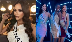 Video: Ngọc Châu cùng hội chị em Miss Universe 'quẩy quên lối về'
