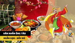 Văn khấn ông Công ông Táo 23 tháng chạp Tết Quý Mão ngắn gọn, chi tiết