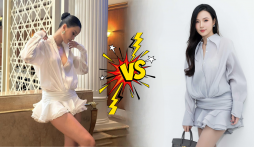 Midu đụng hàng Thùy Tiên - Hương Ly khi diện mẫu váy 'không thể ngắn hơn'