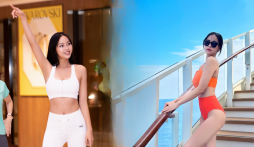 Video: Đào Hiền chăm khoe chân dài ở nước ngoài