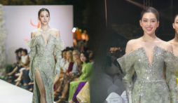 Video: Tiểu Vy diện váy xẻ bạo hiếm có, visual ‘đánh bại’ CAM thường