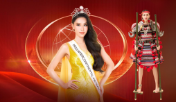 Video: Ngọc Hằng đi cà kheo diễn trang phục dân tộc tại  Miss Intercontinental, sự cố khiến fan thót tim