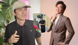 Hoài Linh cùng Dương Triệu Vũ thăm mộ bố, ngoại hình sao nam thế nào?