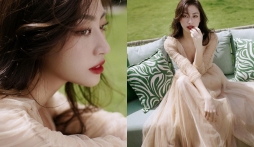 Hoa hậu Lương Thuỳ Linh tung bộ ảnh như tiểu thư tài phiệt, vẻ đẹp 'sang từ cốt cách' khiến ai cũng trầm trồ