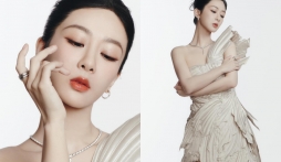 Dương Tử xinh như nữ thần trong thiết kế Haute Couture sang chảnh, nhan sắc lên hương sau khi bị fan 'diss' stylist