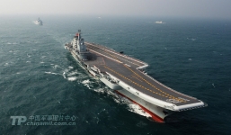 Nhóm chiến đấu tàu sân bay Liaoning (Trung Quốc) công khai tập trận