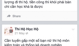 Bùng nổ học hộ, thi hộ và... ốm hộ